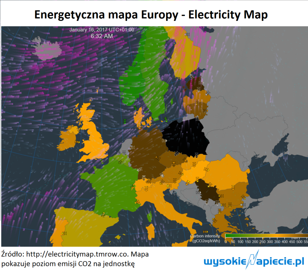 OZE Electricity mapglowna