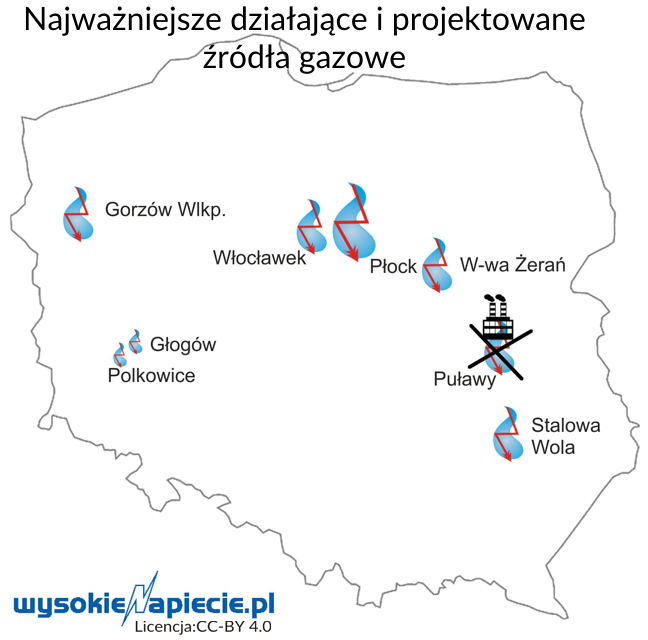 gaz zrodla mapa