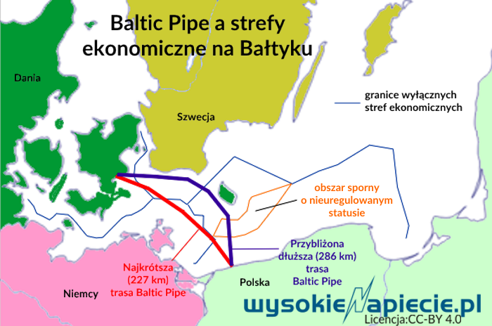 balticpipe polska dania spor