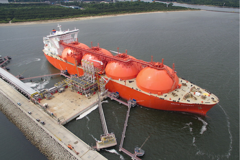 gaz terminal dostawa