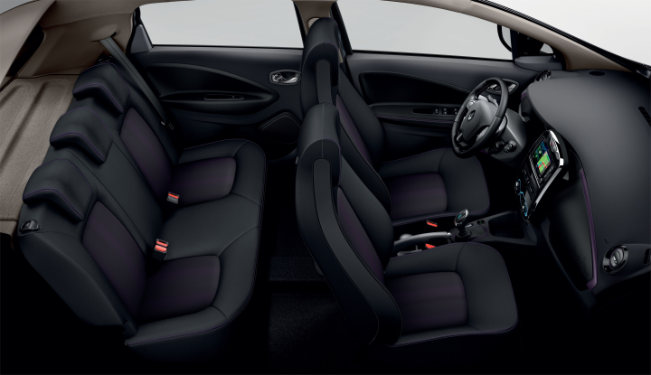 ev renault zoe wnetrze