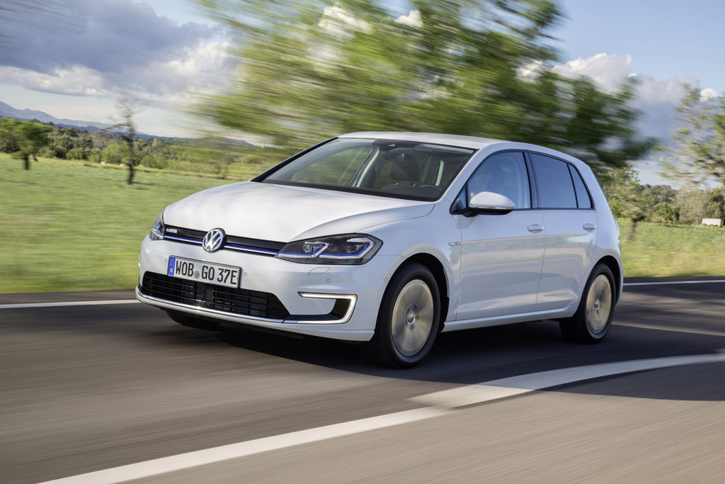 ev volkswagen e golf jazda