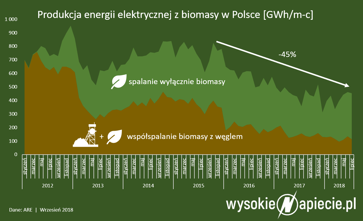 Energia z biomasy oze biomasa wspolspalanie 09 2018