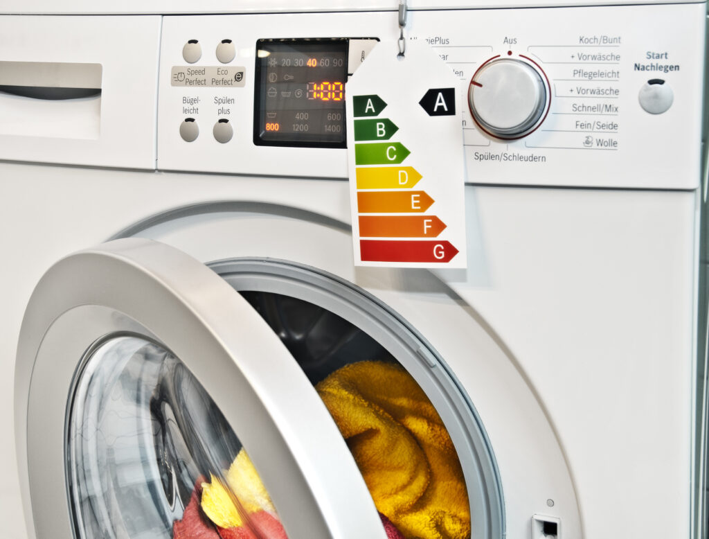 Waschmaschine und Ökolabel