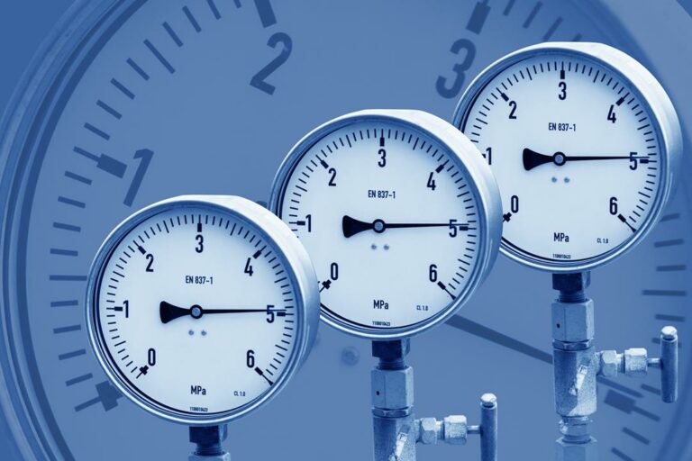 High pressure reading on gas wellhead