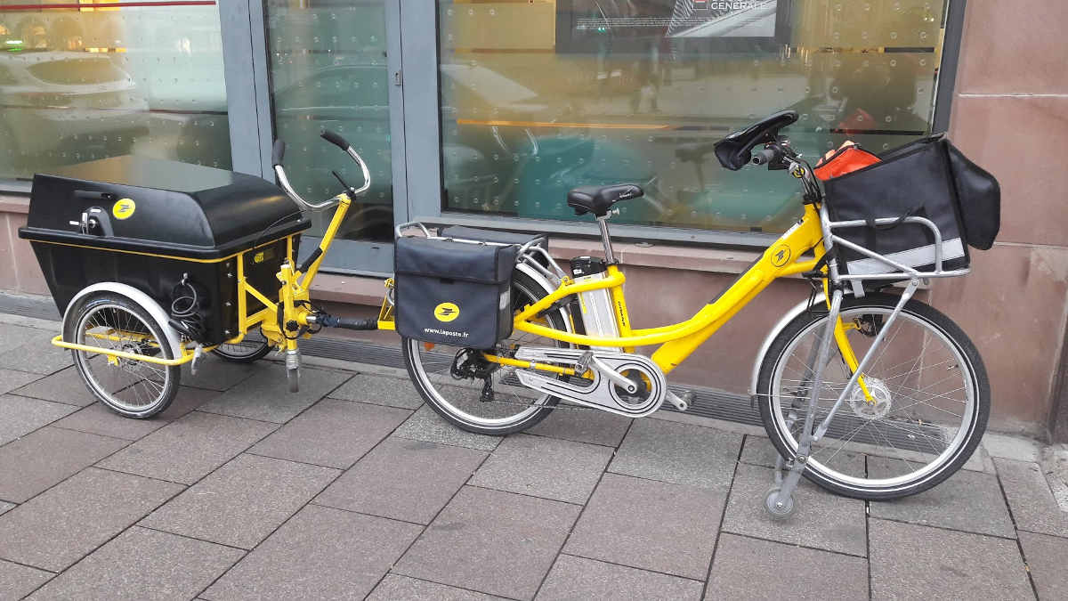 Rower elektryczny w Strasburgu rower elektryczny pocztowy strasbourg ev