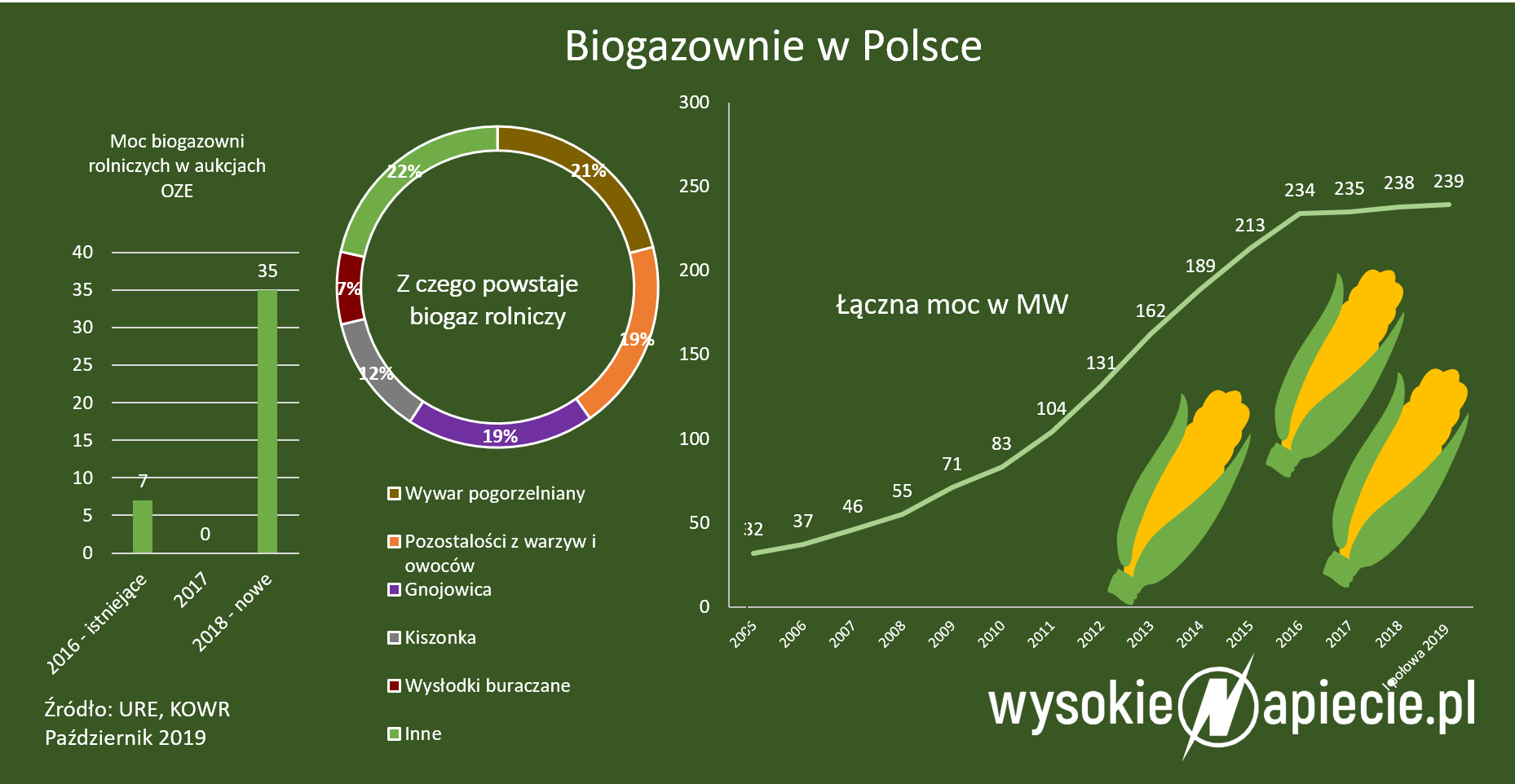 Biogazowni przybywa powoli biogazownie