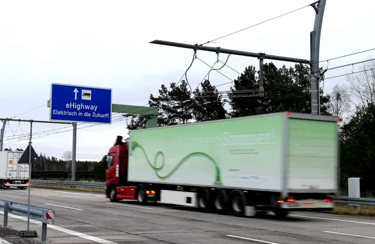 ehighway ev trakcja elektryczna ciezarowki