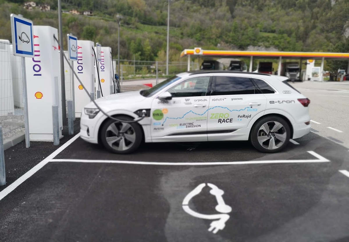 ionity shell audi e tron ev ladowanie