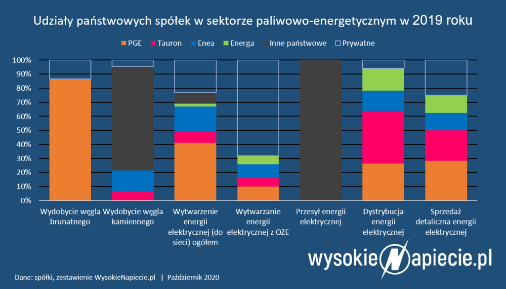 udzial panstwa w energetyce