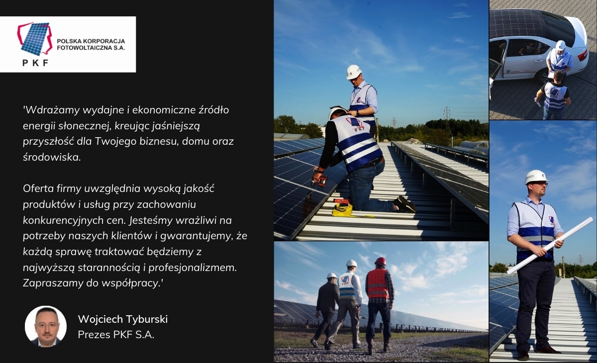 Prezes Polska Korporacja Fotowoltaiczna S