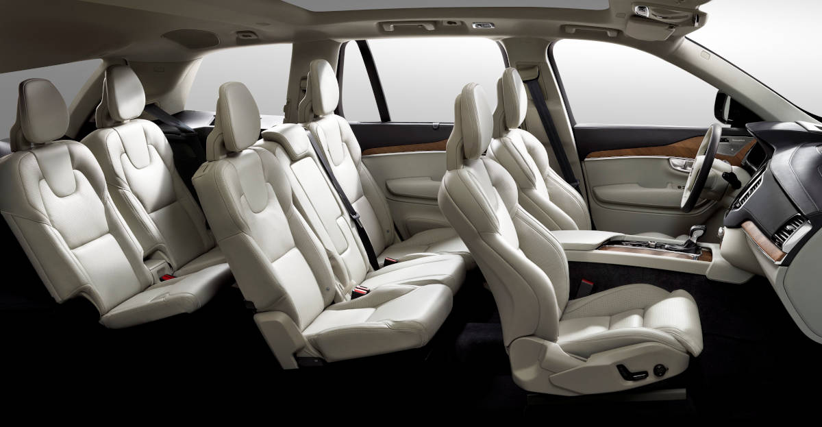 volvo xc90 phev fotele