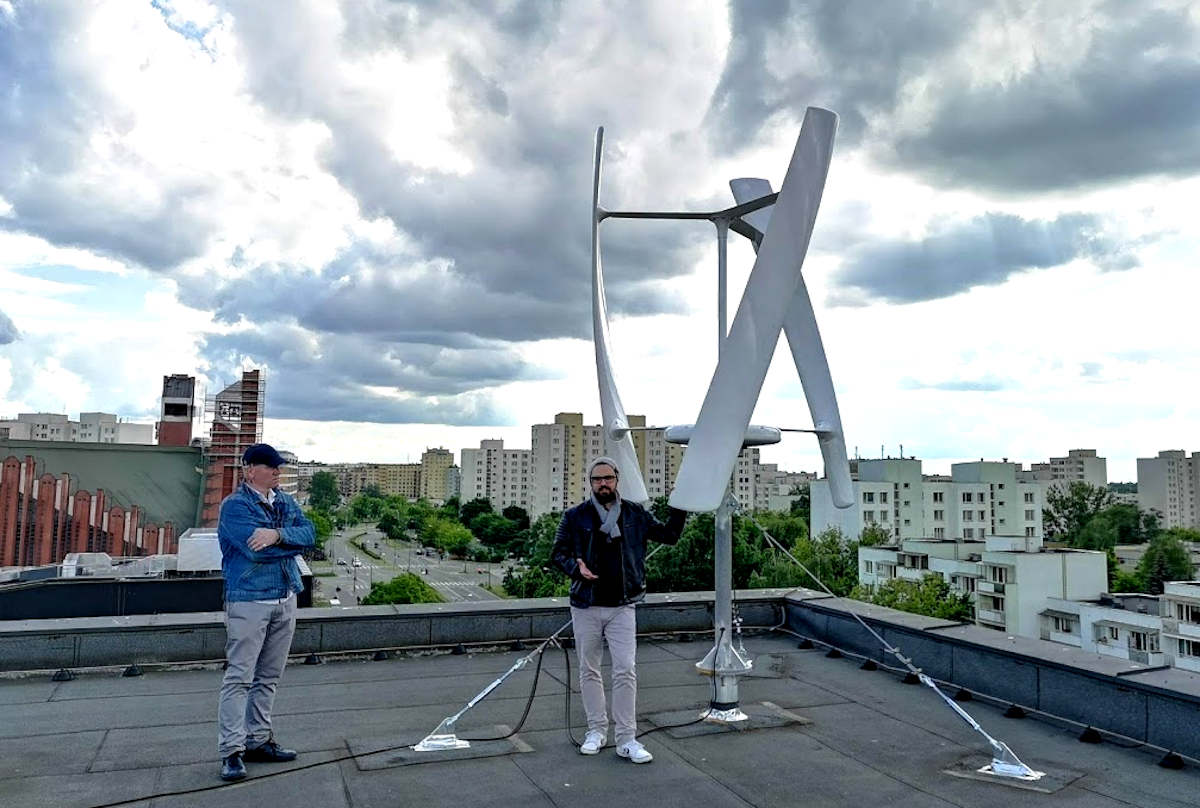 ursynow ratusz turbina wiatrowa