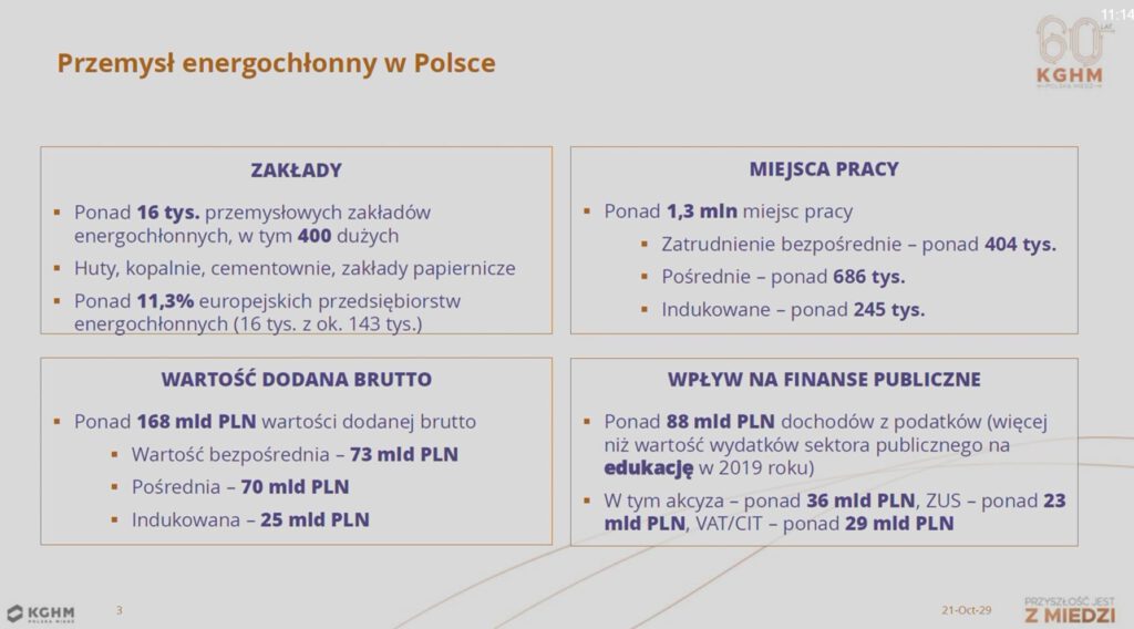 Przemysła energochłonny w Polsce