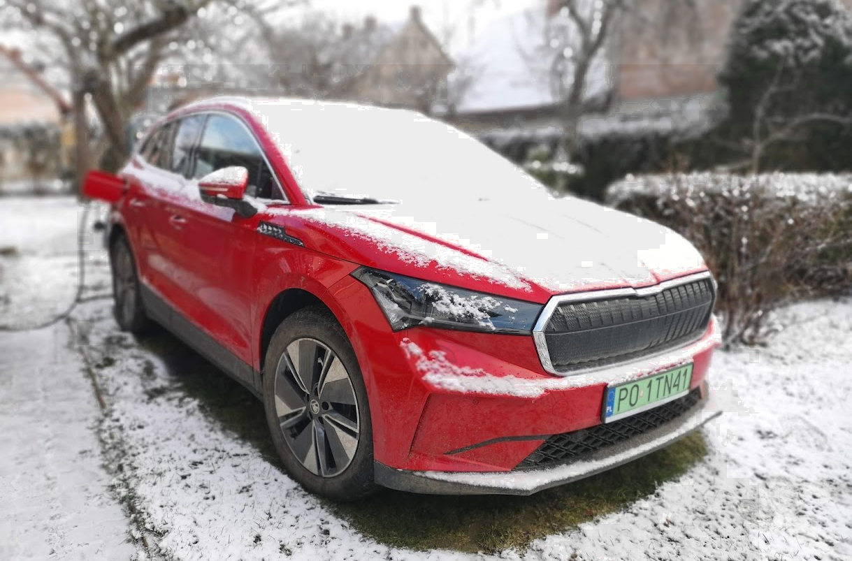 skoda enyaq iv zima ev