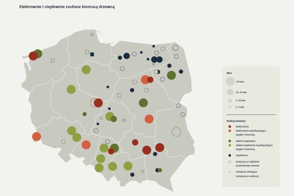 Biomasa mapa Fot  Pracownia na rzecz Wszystkich Istot