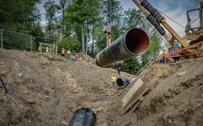 Gazociąg Strachocina Gaz System. Fot. Budimex