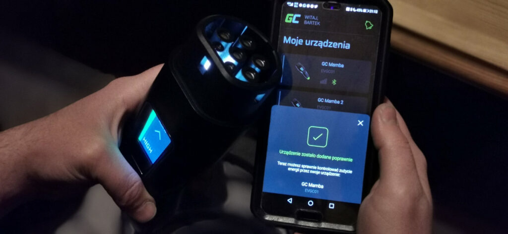 green cell gc mamba ev charger software