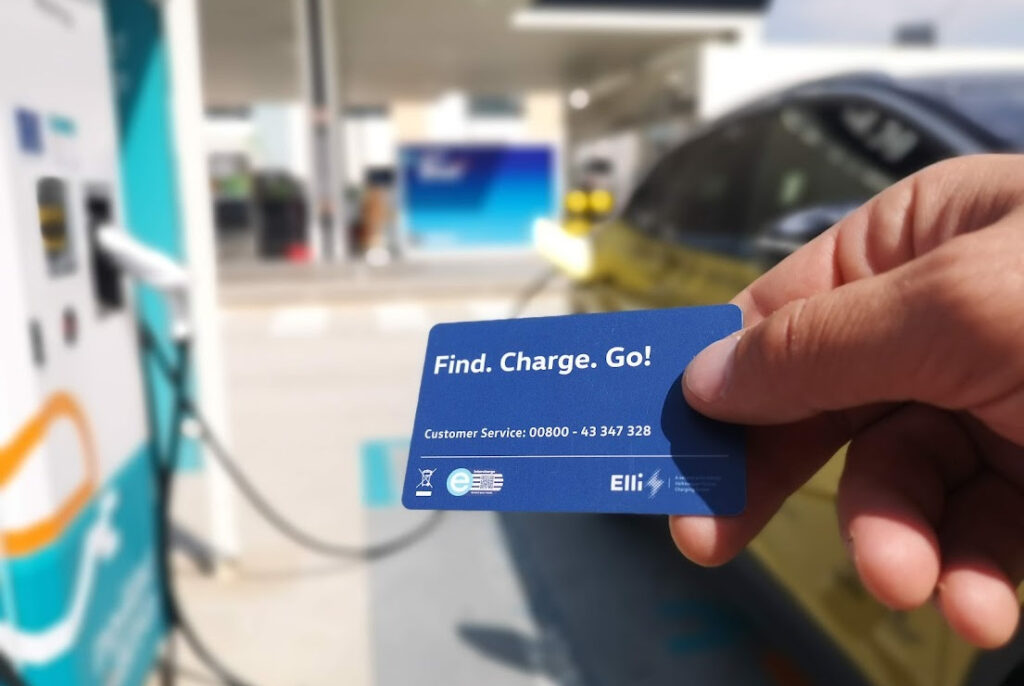 karta we charge elli volkswagen ev charging card