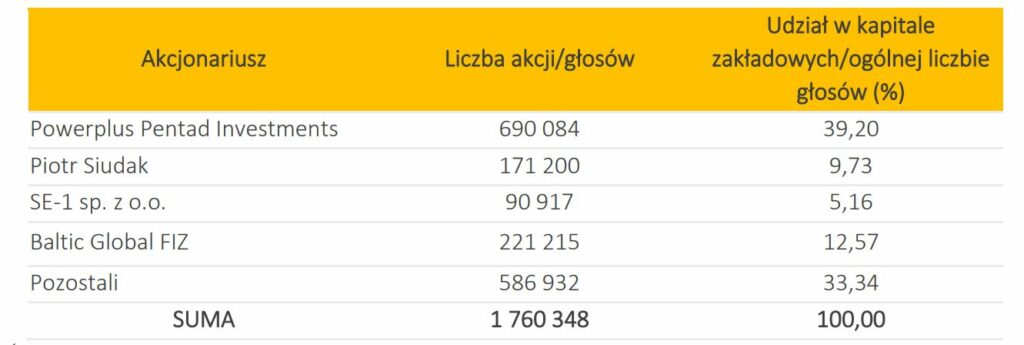 Stilo Energy akcjonariat po 1q22