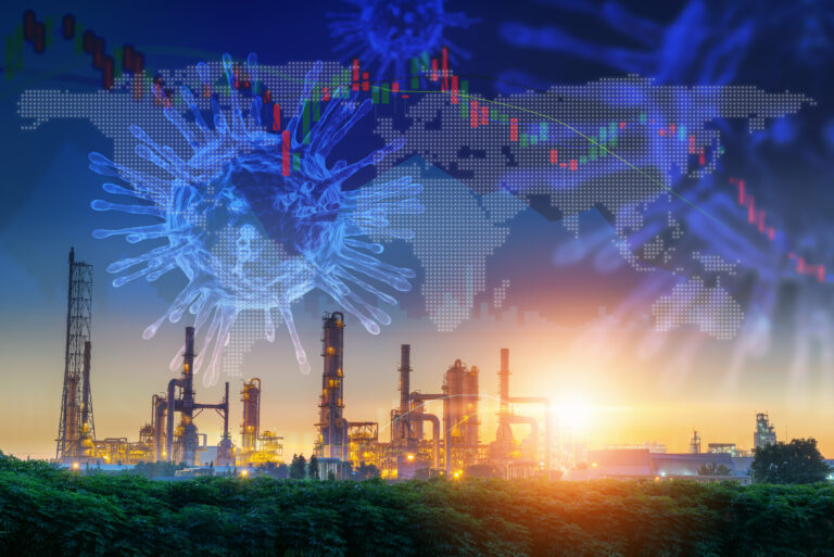 Coronavirus Impact Influence Oil and Gas Industry, Covid 19 Dise