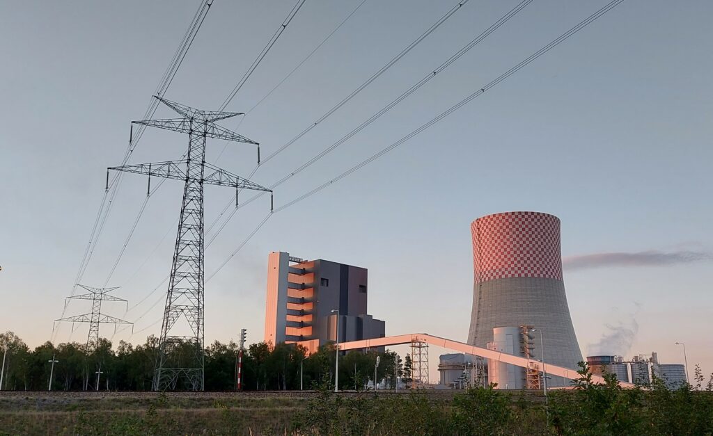 Elektrownia Jaworzno blok 910 MW. Fot. Tomasz Elżbieciak