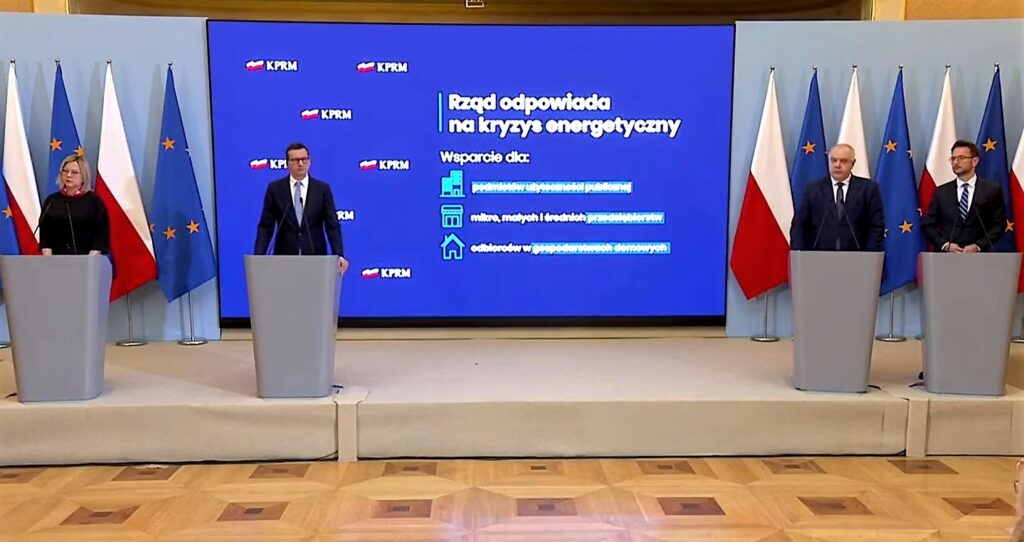 Anna Moskwa, Mateusz Morawiecki, Jacek Sasin
