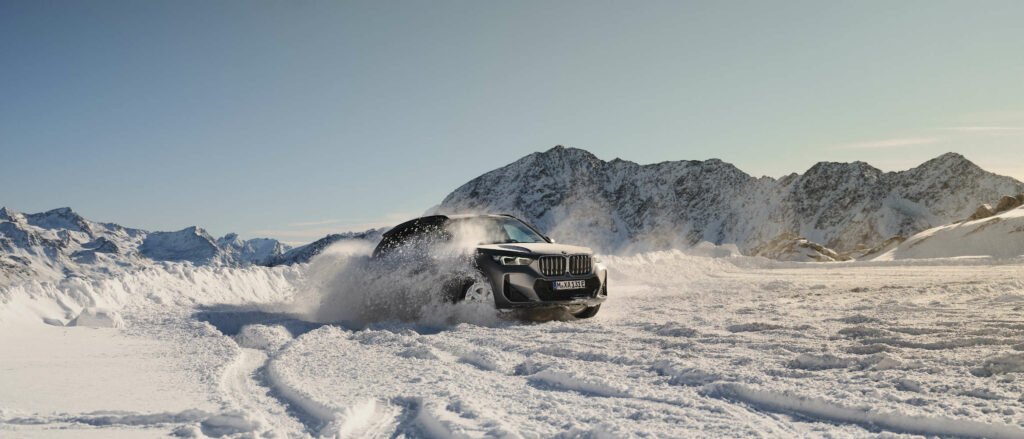 BMW iX1 winter test