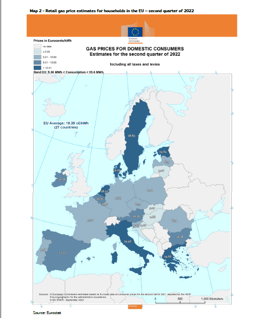 gaz ceny ue 2022 sierpien