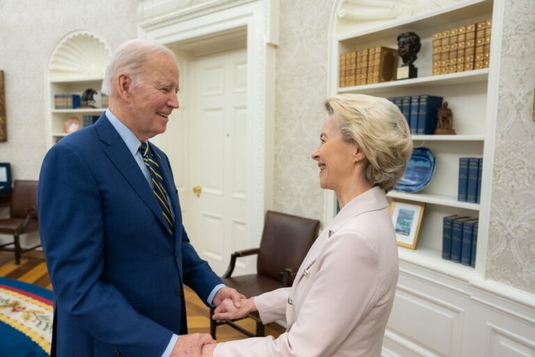 Joe Biden Ursula von der Leyen fot. Twitter @POTUS