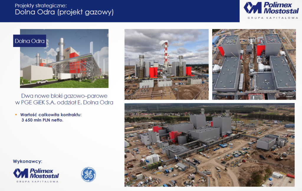 Budowa bloków gazowych w Elektrowni Dolna Odra Fot Polimex Mostostal