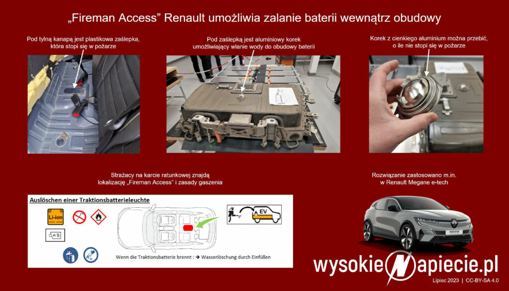 renault pozar fireman access