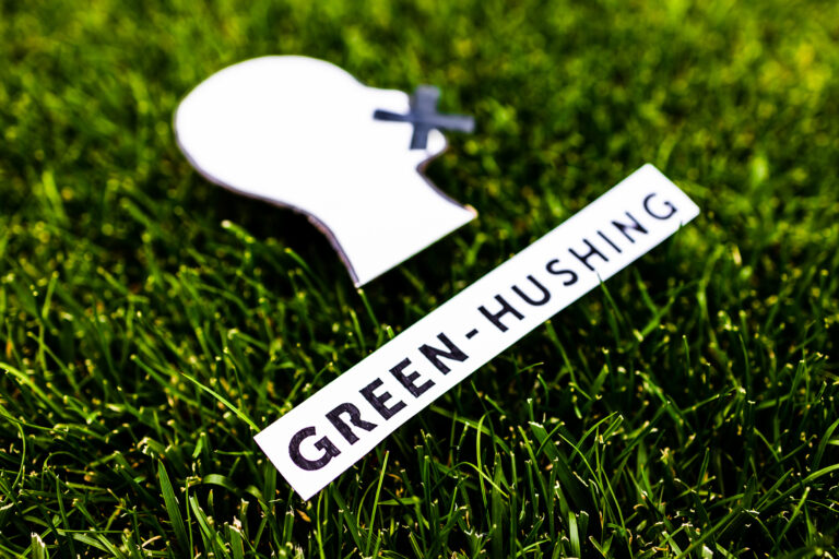 green-hushing companies staying silent about their environmental