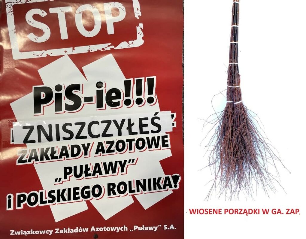 Fot Facebook – Międzyzakładowy Związek Zawodowy Pracowników ZA Puławy S A