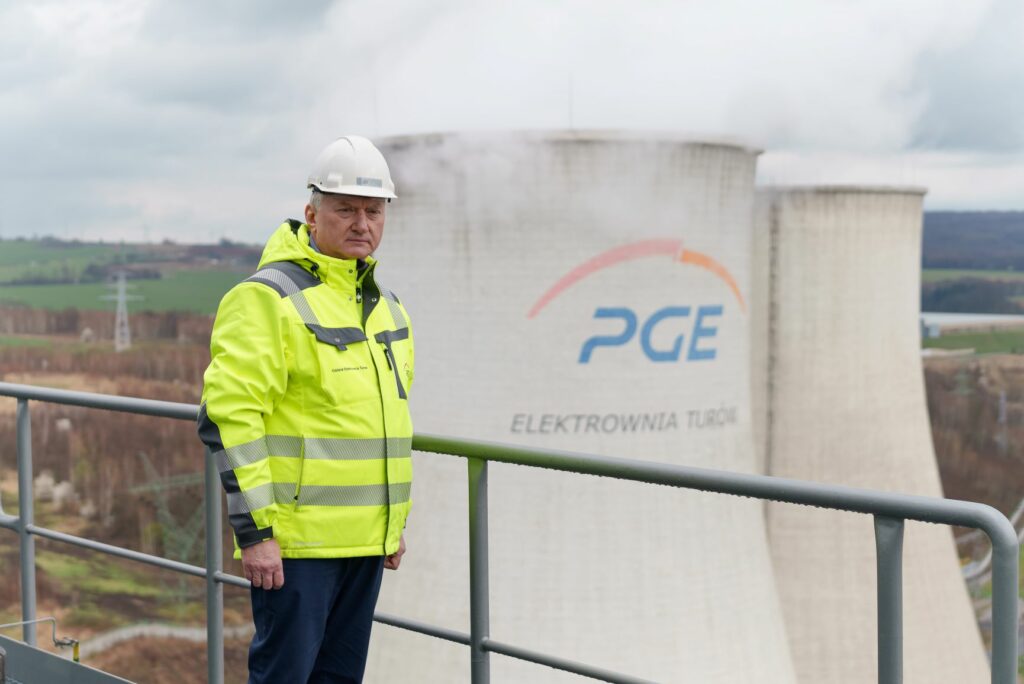 Dariusz Marzec, prezes PGE, z wizytą w Kompleksie Turów