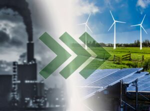 energy transition from fossil fuel to green energy