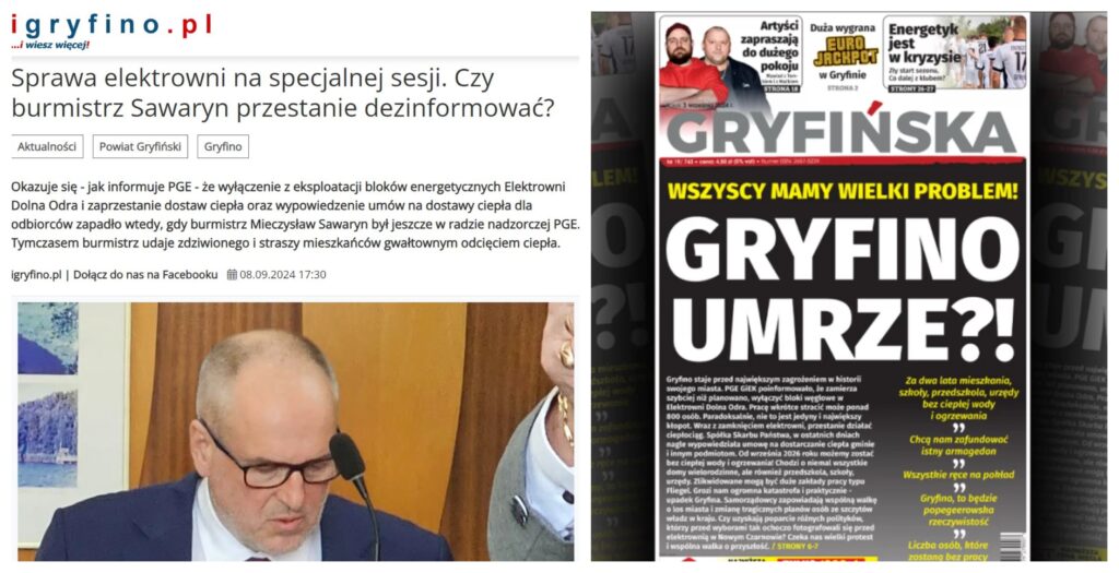 W temacie Dolnej Odry w lokalnych mediach panuje pełny pluralizm Fot igryfino pl gryfinska pl