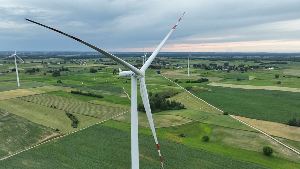 Farma Wiatrowa Rajgród o mocy 25,3 MW. Źródło: Polenergia.