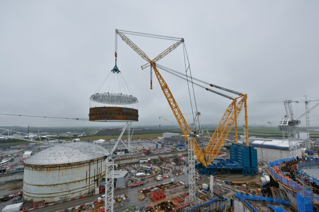 Budowa elektrownie jądrowej Hinkley Point C. Fot. EDF