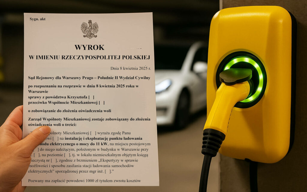 ev ladowarka wyrok
