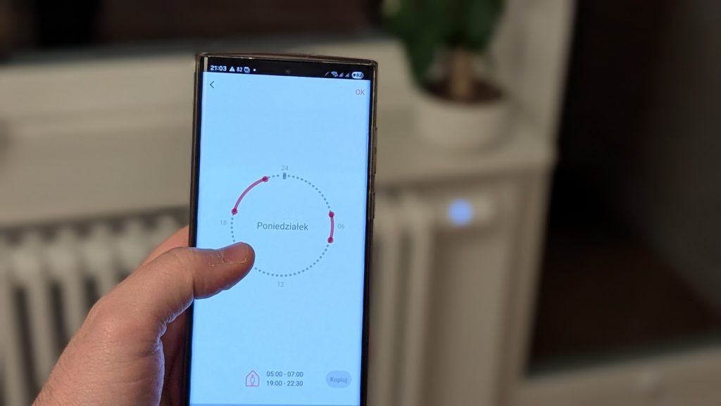 danfoss ally termostat ogrzewanie grzejnik wnlab