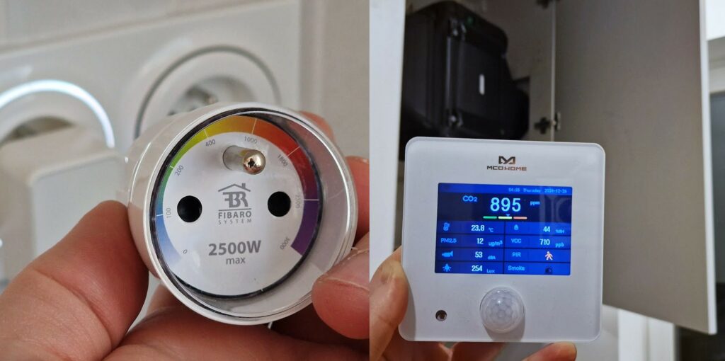 elektrofiltr sterowanie automatyka fibaro wnlab