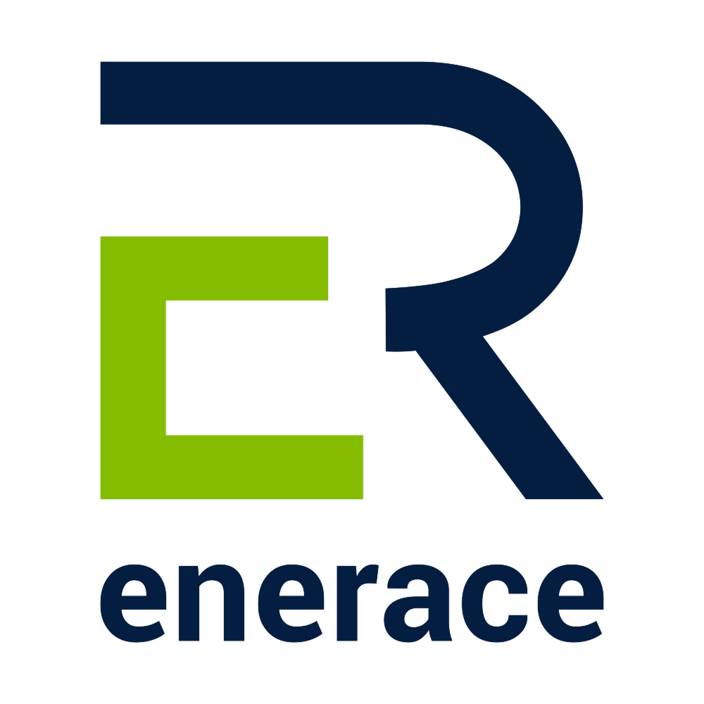 Enerace Doradztwo energetyczne logo ciemno zielone