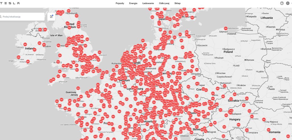 tesla supercharger