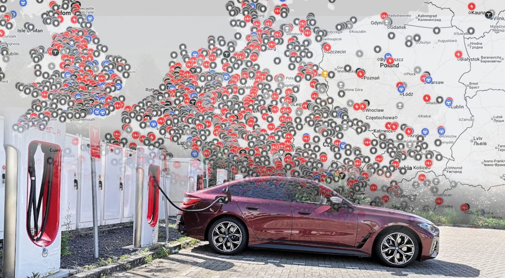 tesla supercharger ev bmw i4