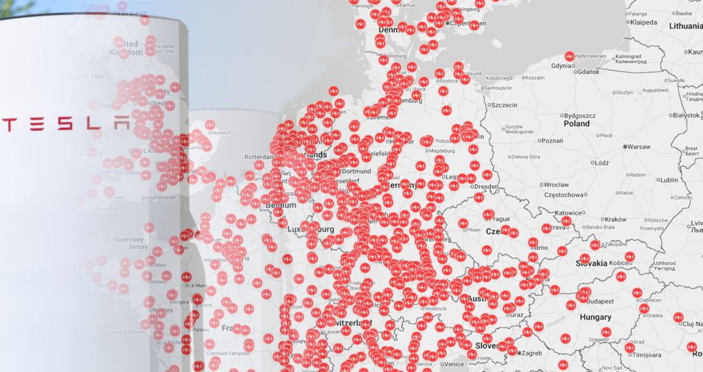 tesla supercharger polska otwarty