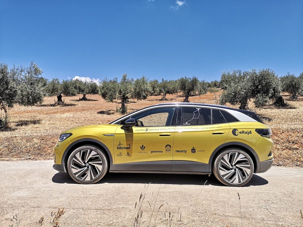 vw id 4 erajd test ev