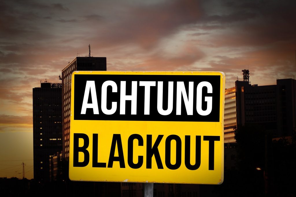 Blackout niemcy fot. Depositphotos