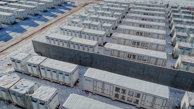 Budowa bateryjnego magazynu energii Greenvolt Power w Turośni Kościelnej niedaleko Białegostoku. Fot. PSE
