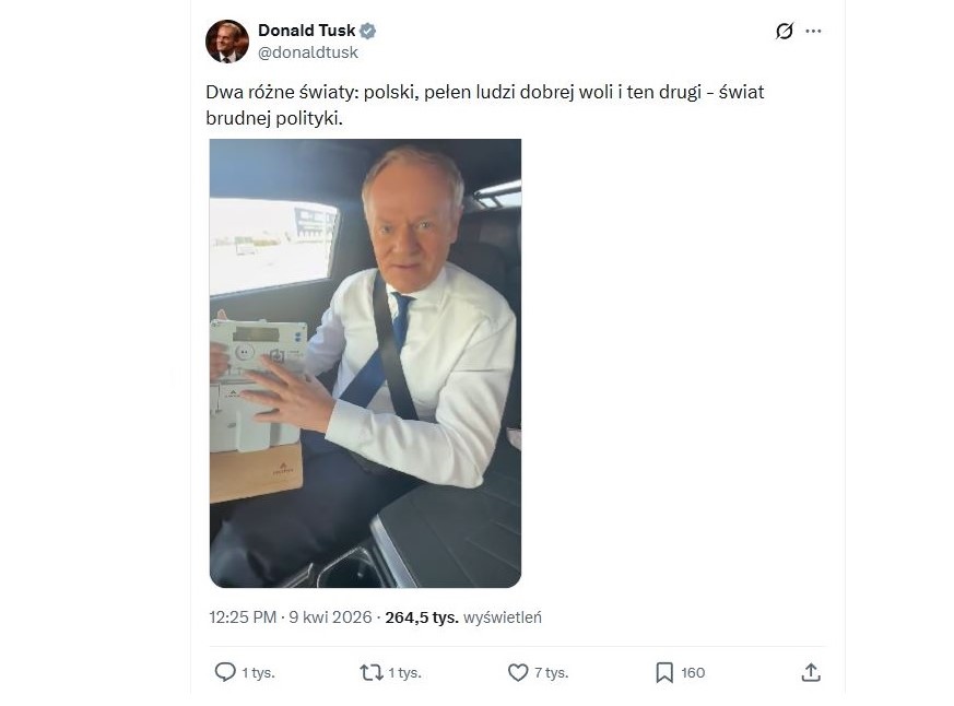 Donald Tusk  Licznik Apator X
